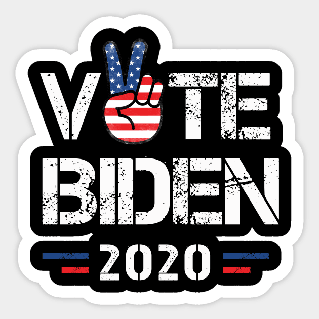 Vote Joe Biden 2020 Election Shirt Sticker by Biden's Shop